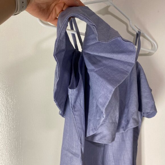 NWT TOPSHOP Off-the-Shoulder Ruffle Dress | Size US 2 - Picture 2 of 4